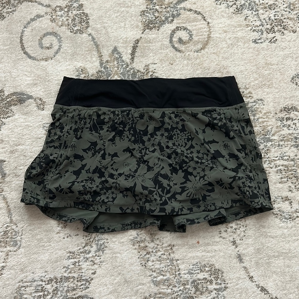 lululemon pace rival mid rise skirt
